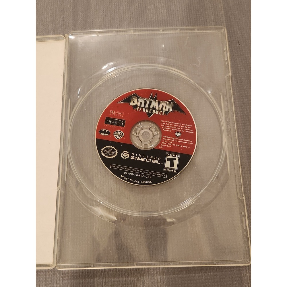 Batman Vengeance Nintendo GameCube Video Game Disc Only